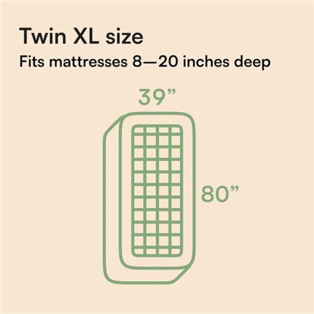 Ultra Soft Twin XL Size Mattress Topper - Viscose Made from Bamboo Pillow Topper